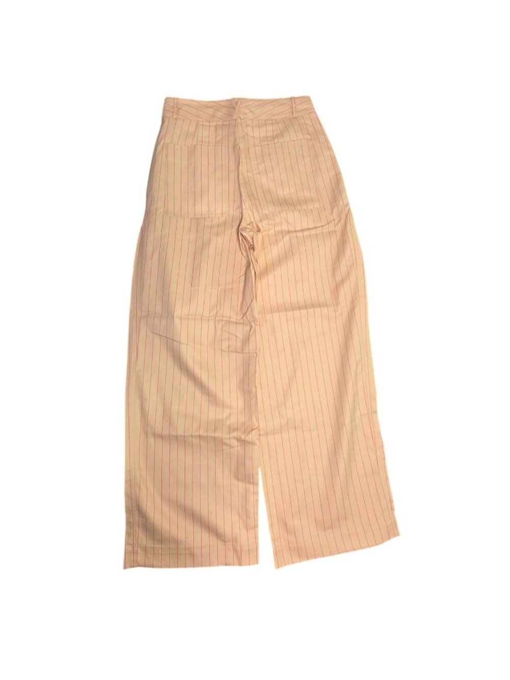 NWT Banana Republic Pinstripe/Twill Wide Leg High Rise Pants (SKU#2147) - Picture 3 of 8